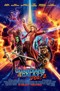 Poster art for "Marvel Studios 10th: Guardians of the Galaxy Vol. 2: An IMAX 3D Experience".