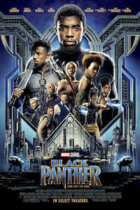 Poster art for "Marvel Studios 10th: Black Panther: The IMAX Experience".