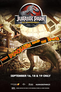 Poster art for "Jurassic Park 25th Anniversary".