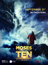 Moses and the Ten Commandments: The Movie poster art