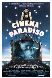 Poster art for "Cinema Paradiso."
