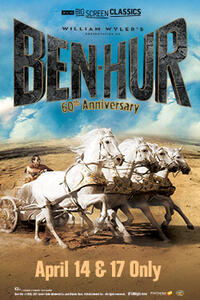 Poster art for "They Shall Not Grow Old."Ben-Hur 60th Anniversary (1959) presented by TCM