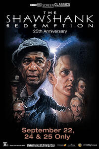 Poster art for "They Shall Not Grow Old."The Shawshank Redemption 25th Anniversary (1994) presented by TCM
