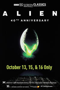 Poster art for "Alien 40th Anniversary (1979) presented by TCM"