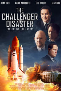 The Challenger Disaster poster art