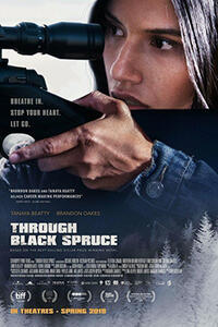 Poster art for "THROUGH BLACK SPRUCE / CLARA".