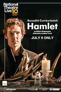 Poster art for "Hamlet – NT Live 10th Anniversary".