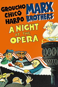 Poster art for "A NIGHT AT THE OPERA / A DAY AT THE RACES".