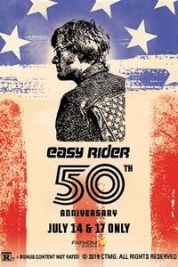 Poster art for "Easy Rider 50th Anniversary".