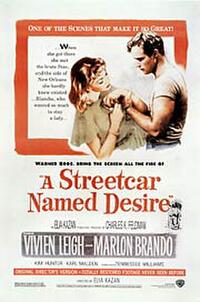 Poster art for "A Streetcar Named Desire."