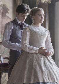 Timothee Chalamet and Florence Pugh in Little Women