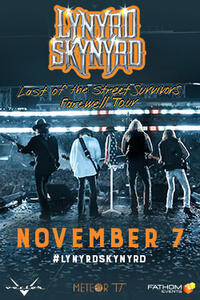 Poster art for "Lynyrd Skynyrd: Last of The Street Survivors Farewell Tour".