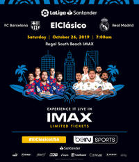 El Clasico: FC Barcelona vs. Real Madrid – The IMAX Experience poster art