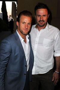 Scott Caan and David Arquette at the California premiere of "Mercy."