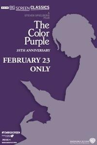 Poster art for "The Color Purple (1985) 35th Anniversary presented by TCM".