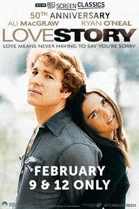 Poster art for "Love Story (1970) 50th Anniversary presented by TCM".