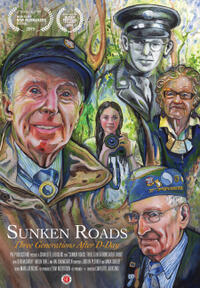 Sunken Roads: Three Generations After D-Day poster art