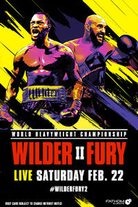 Poster art for "Wilder vs. Fury II".
