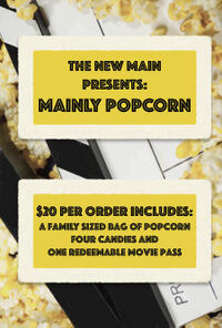 The New Main Presents: Mainly Popcorn poster art