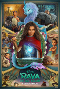 Raya and the Last Dragon 3D poster art