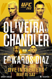 UFC 262: Oliveira vs Chandler poster art