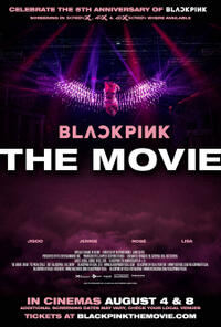 BLACKPINK THE MOVIE poster art