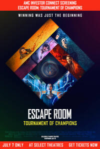  AMC Investor Connect Screening: Escape Room: Tournament of Champions poster art