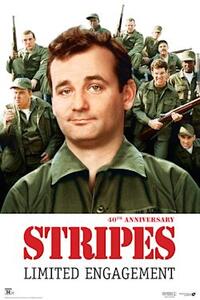 Poster art for "Stripes 40th Anniversary".