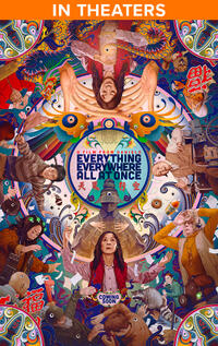 Everything Everywhere All At Once" poster art