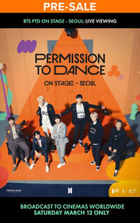 BTS Permission to Dance on Stage - Seoul: Live Viewing poster art