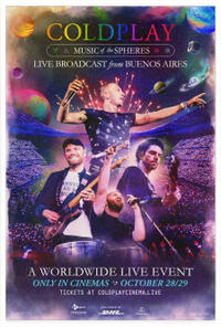Coldplay Music Of The Spheres Live Broadcast From Buenos Aires poster art