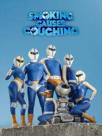 Smoking Causes Coughing poster art