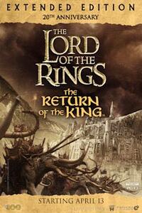 The Lord of the Rings: The Return of the King 20th Anniversary poster art