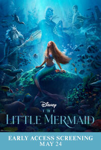 The Little Mermaid Early Access Screening poster art