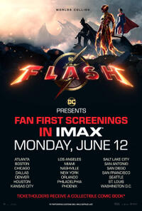 DC Presents: The Flash Fan First Screenings in IMAX poster art