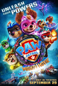 PAW Patrol: The Mighty Movie poster art