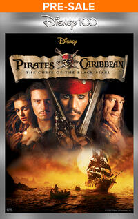 Pirates of the Caribbean: The Curse of the Black Pearl (2003) – Disney100 Special Engagement poster art