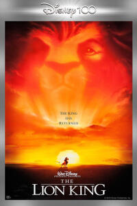 The Lion King (1994) – Disney100 Special Engagement poster art