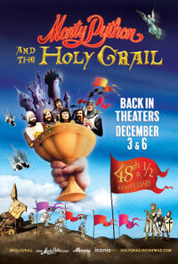 Monty Python and the Holy Grail 48½ Anniversary poster art