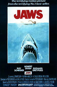 Poster art for "Jaws."