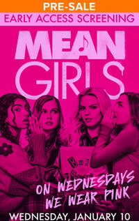 Mean Girls Wednesdays We Wear Pink: Early Access Screening poster art