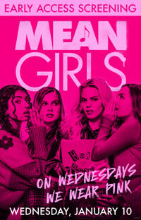 Mean Girls Wednesdays We Wear Pink: Early Access Screening poster art