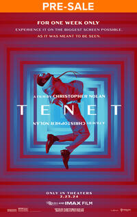 Poster art for "TENET Reissue."