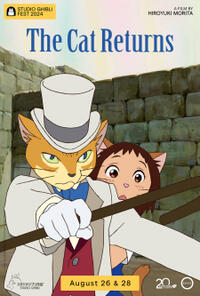 The Cat Returns - Studio Ghibli Fest 2024 poster art
