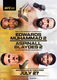 UFC 304: Edwards vs. Muhammad 2 poster art