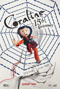 Coraline 15th Anniversary poster art