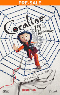 Coraline 15th Anniversary poster art