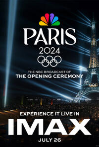 NBC’s Paris Olympics Opening Ceremony in IMAX poster art