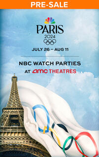 Paris Olympics on NBC at AMC Theatres poster art