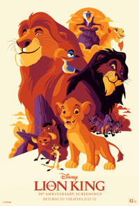 The Lion King 30th Anniversary poster art